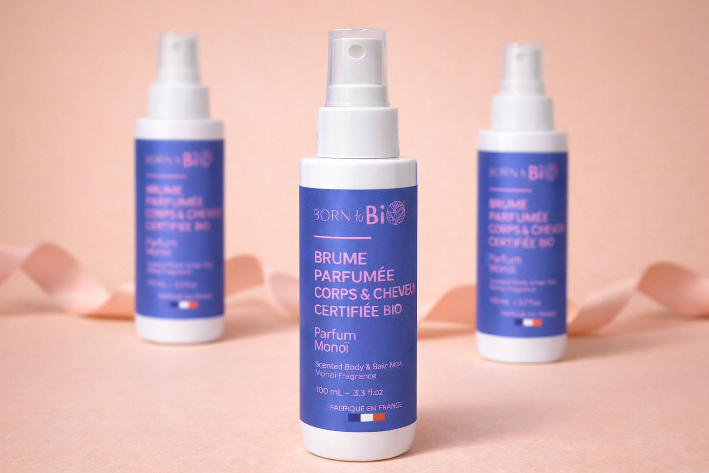 Brume Parfumée Monoï - Corps et Cheveux - Certifiée Bio