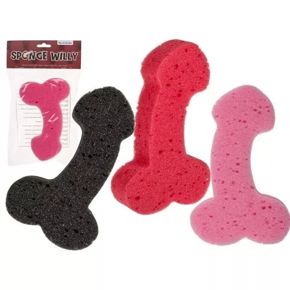 Éponge de bain, pénis, environ 19 cm