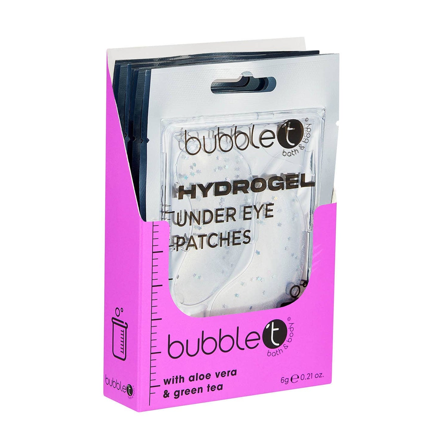 Patchs hydrogel pour le contour des yeux - Aloe Vera et thé vert