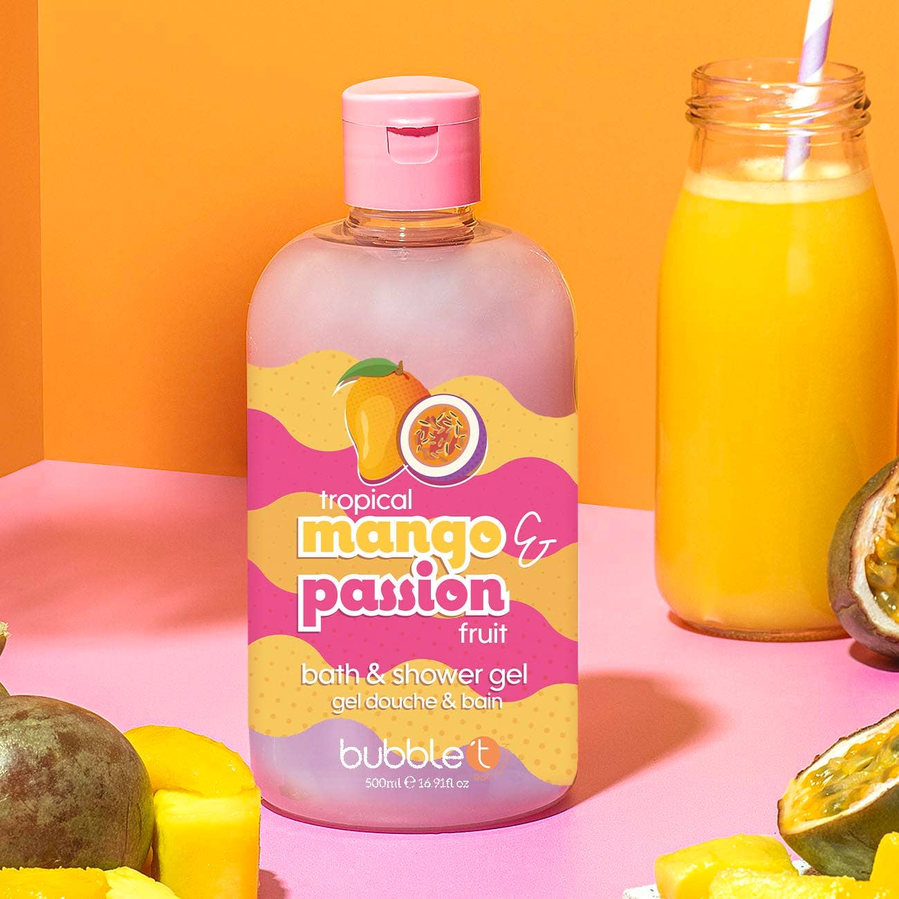 Nettoyant pour le corps Smoothie mangue et fruit de la passion (500 ml) VEGAN