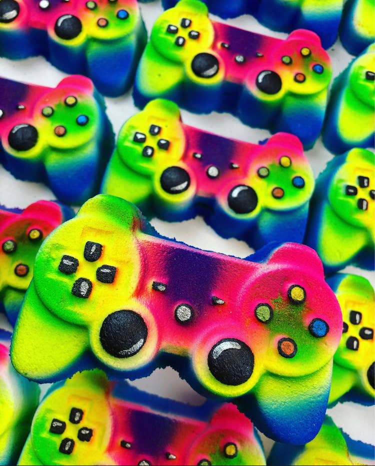 Bombe de bain Manette néon