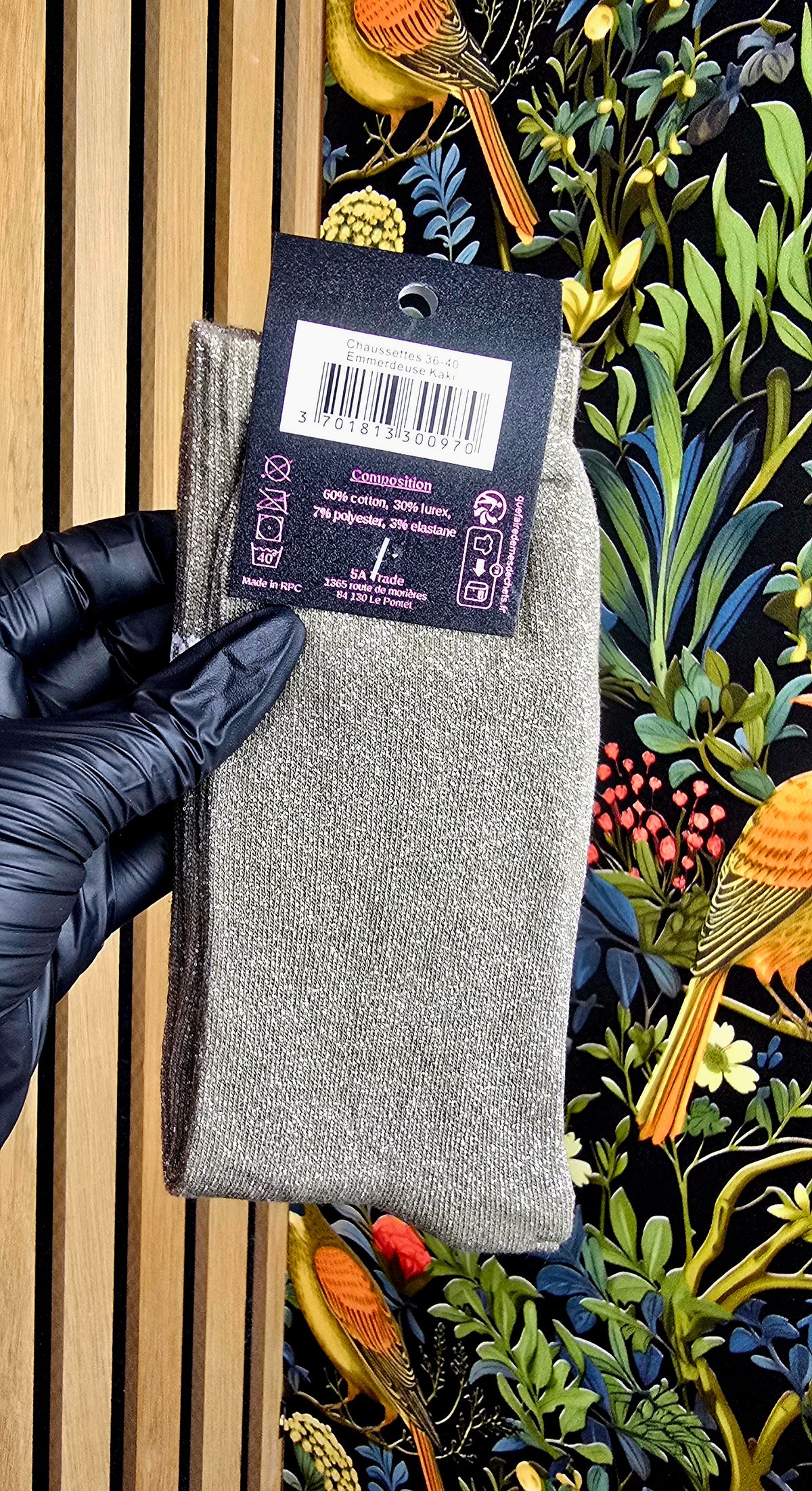 Chaussettes choupinettes EMMERDEUSE