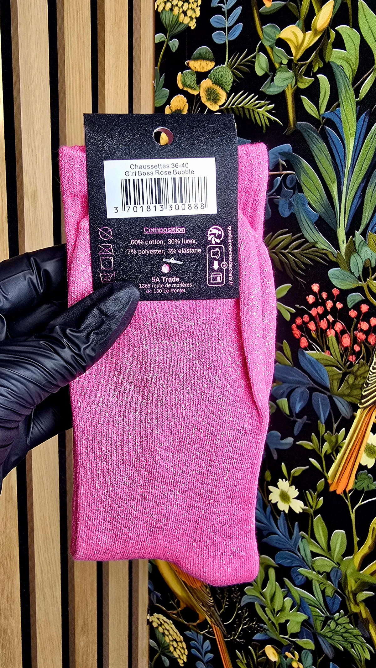 Chaussettes choupinettes GIRL BOSS (Roses)