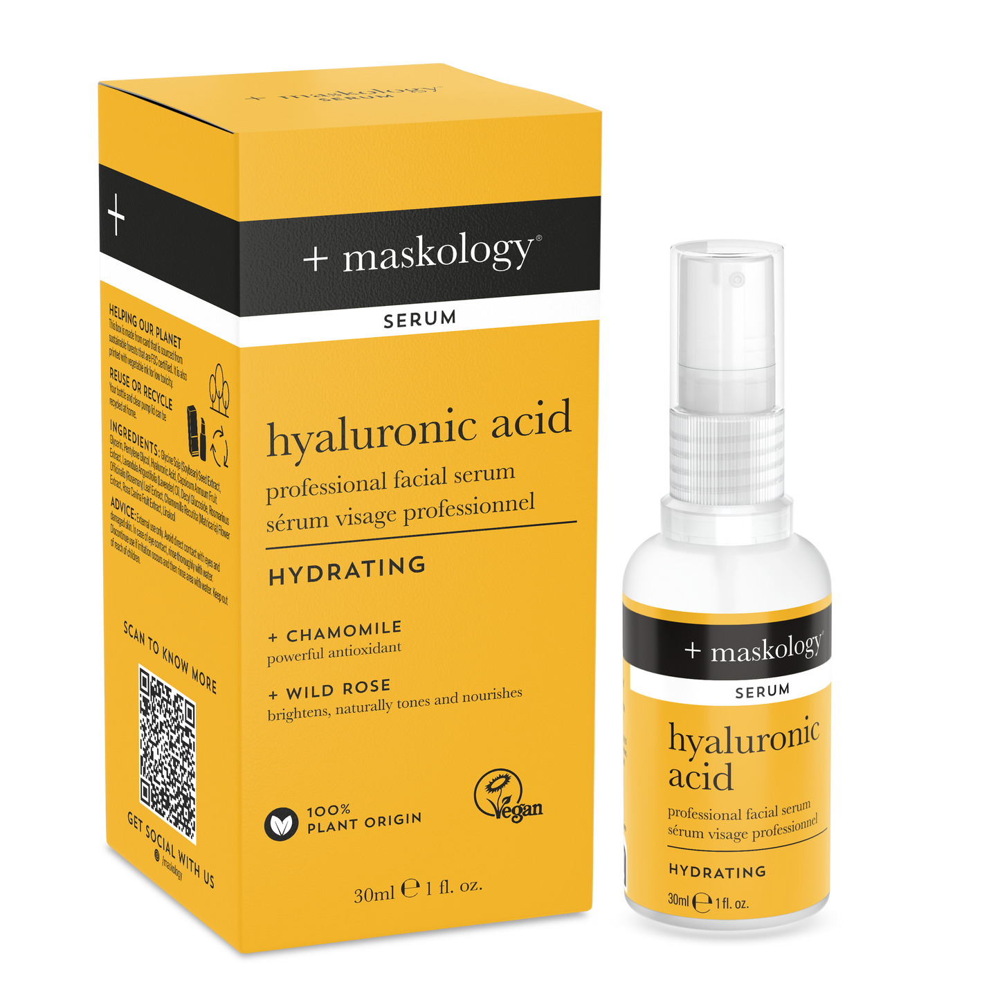 +serumology HYALURONIC ACID sérum facial professionnel