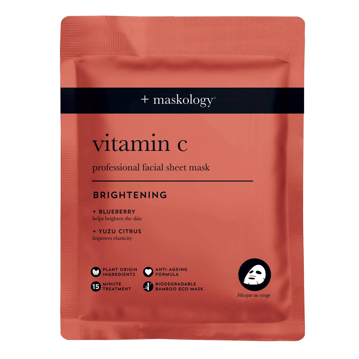 +maskology Masque Tissu Professionnel Vitamine C
