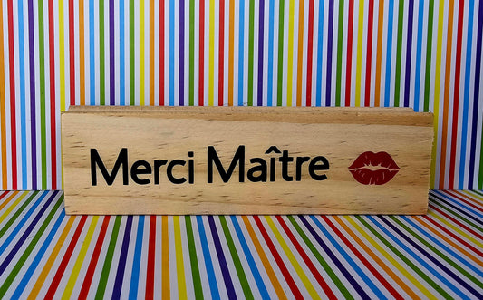 Brosse pour tableau Maître, Maîtresse.