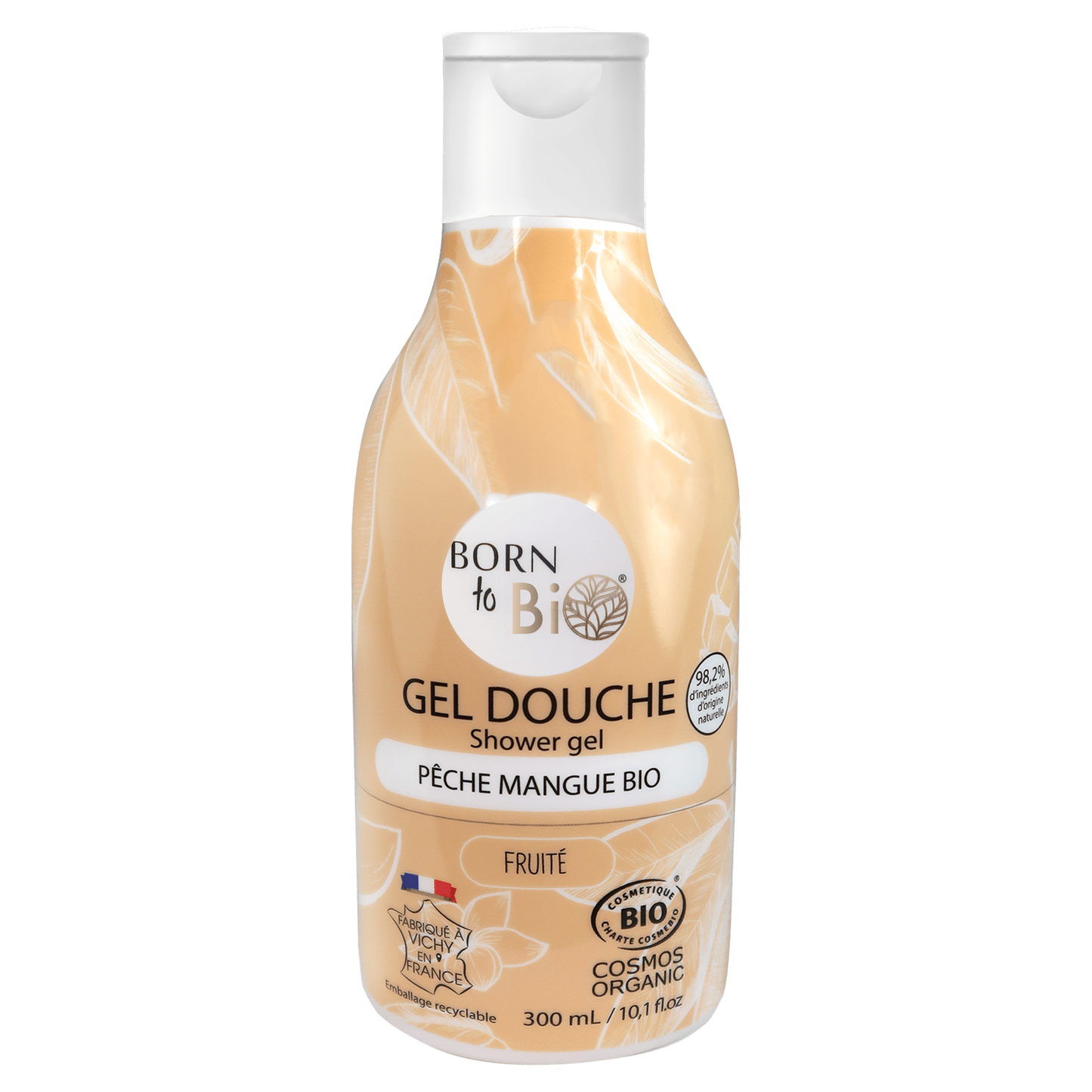 Gel Douche Bio Pêche-Mangue 300ml