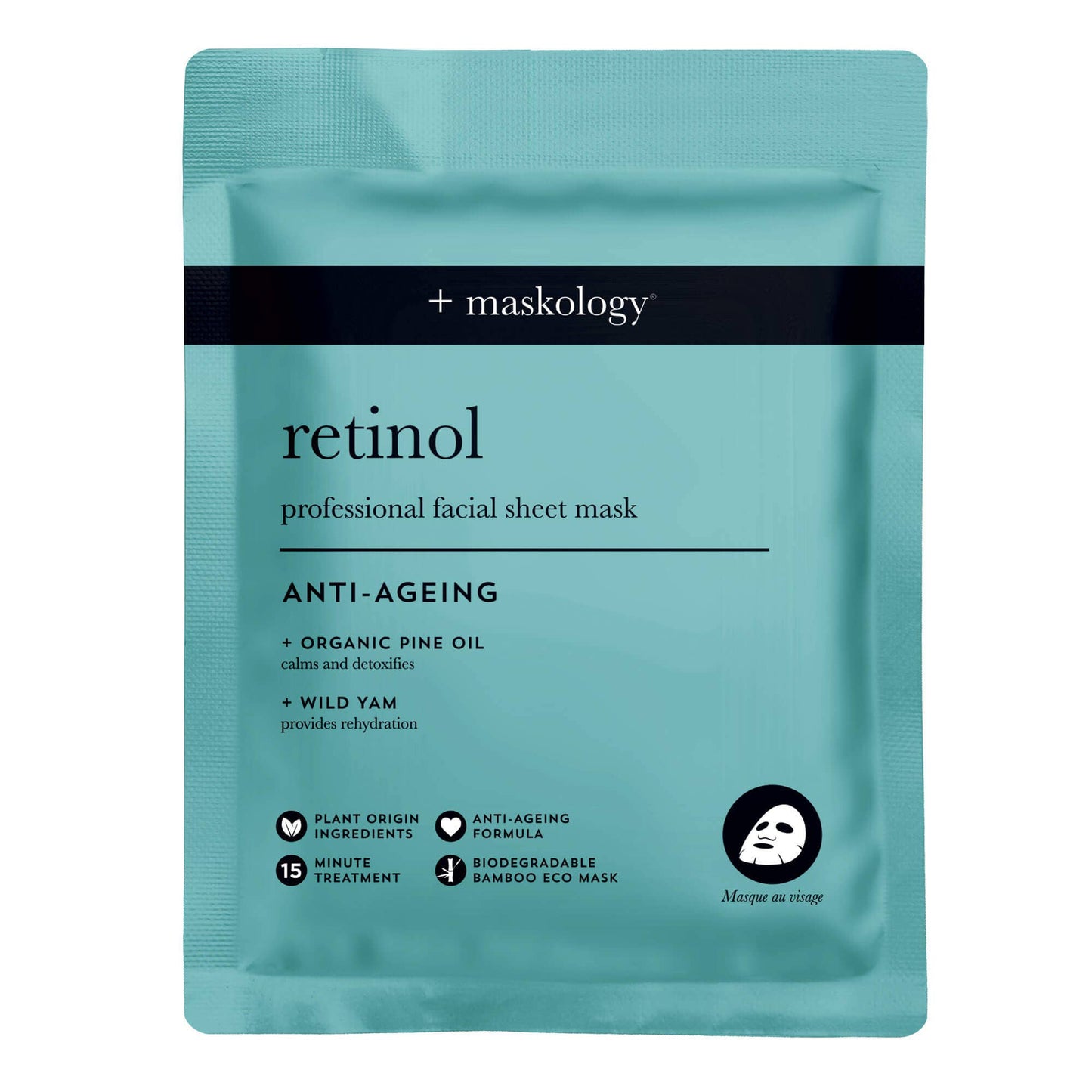 +maskology masque visage professionnel au rétinol