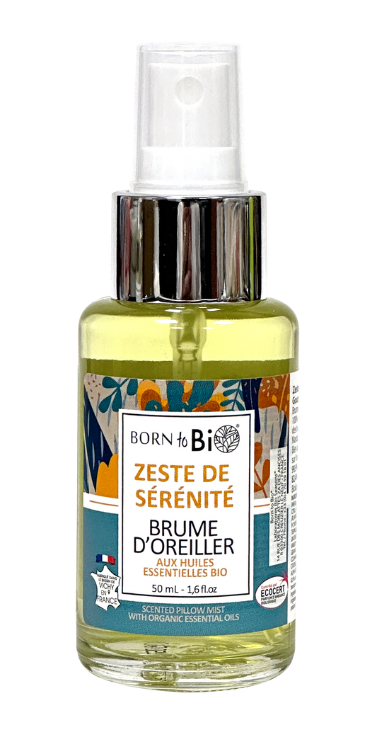 Brume d’oreiller zeste de sérénité