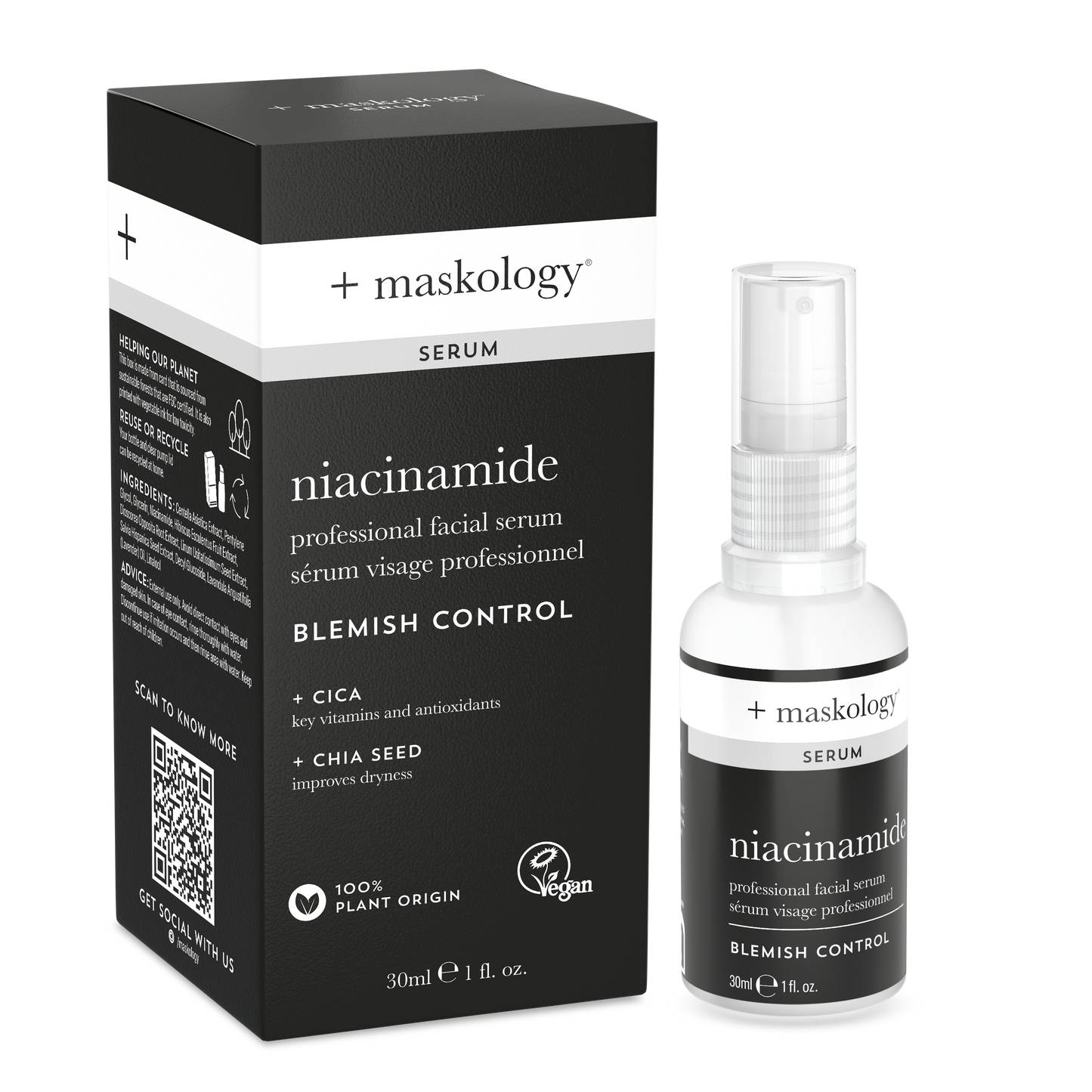 +serumology niacinamide sérum facial professionnel