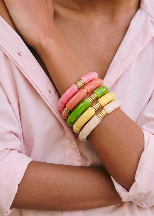 Bracelet élastique coloré