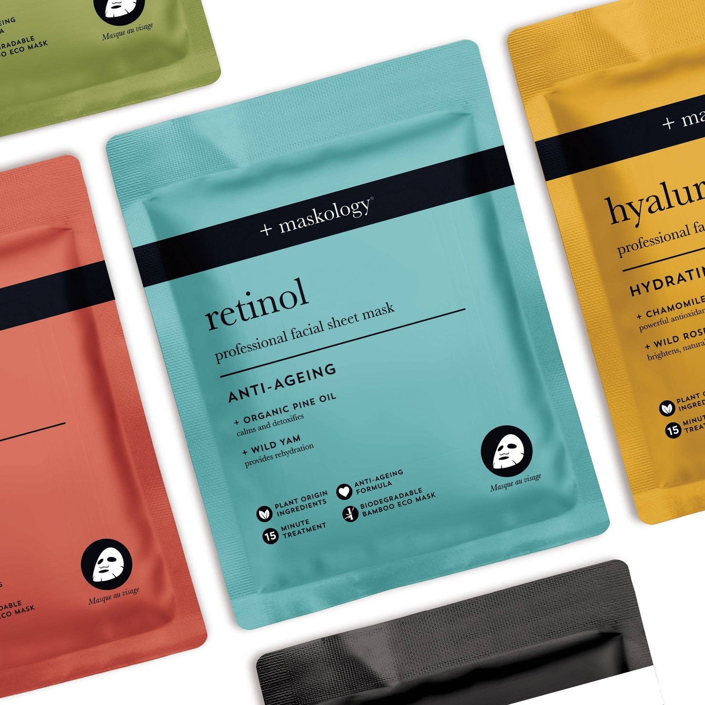 +maskology masque visage professionnel au rétinol