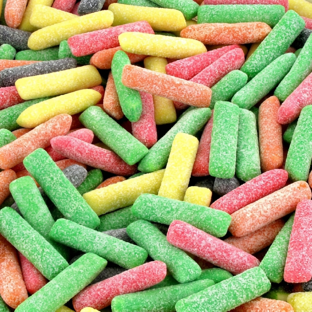 Hitschies acidulés assortis HITSCHLER - craies acides ✔️ Sans gluten ✔️ Halal / Vendu à la pièce