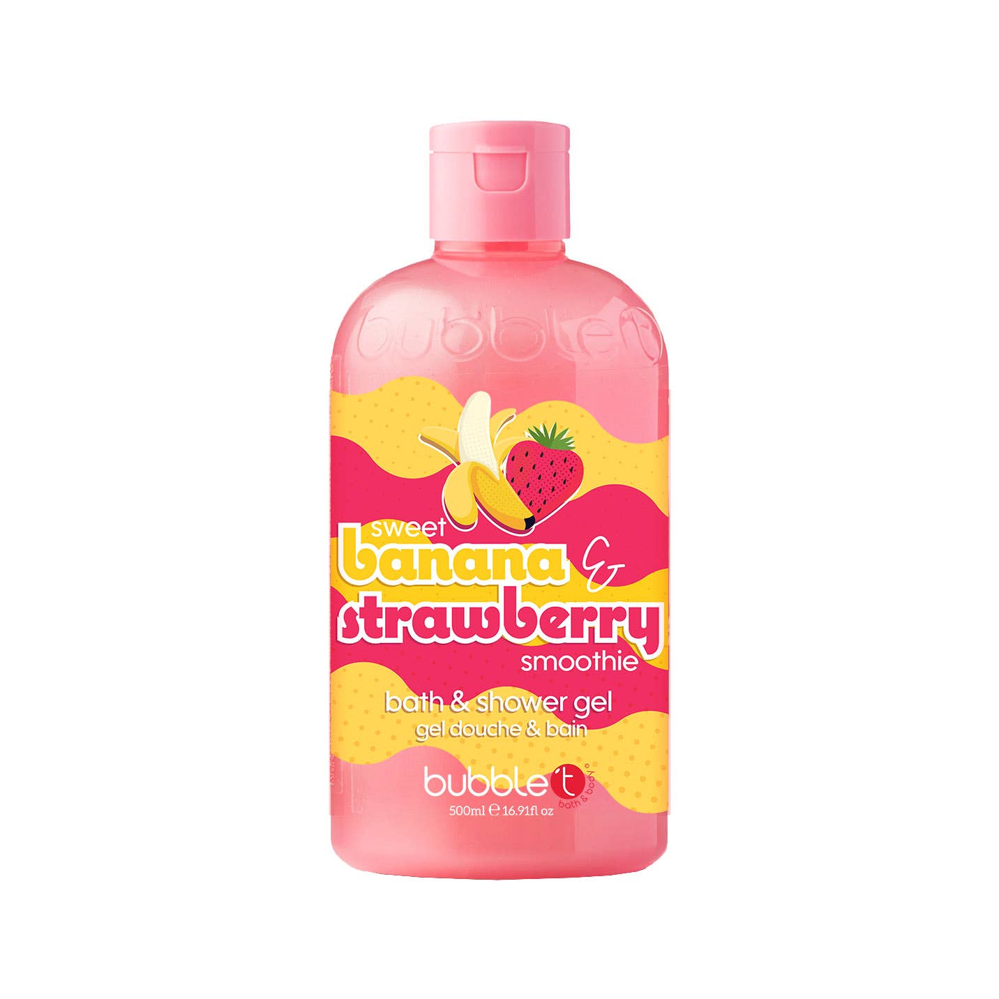 Nettoyant pour le corps smoothie banane et fraise (500 ml) VEGAN
