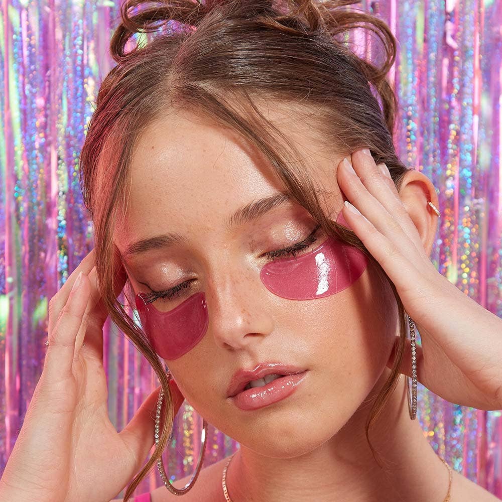 Patchs sous les yeux en hydrogel - Vitamine E et thé vert VEGAN - SANS PARABEN