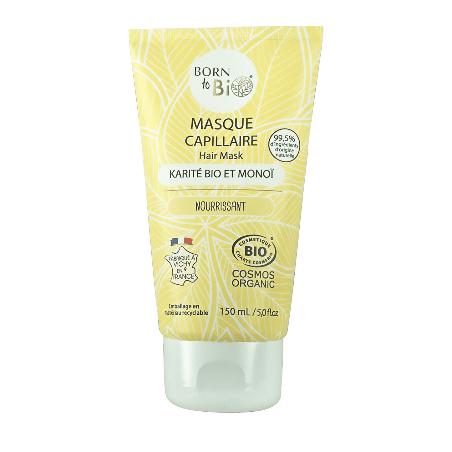 Masque capillaire Nourrissant Monoï bio et Karité