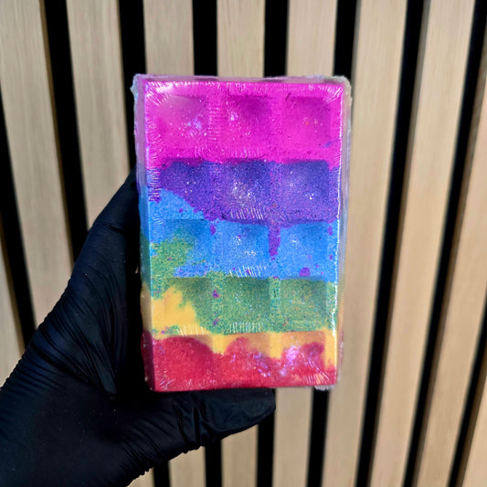 Bombe de bain - Gaufre - Multicolore