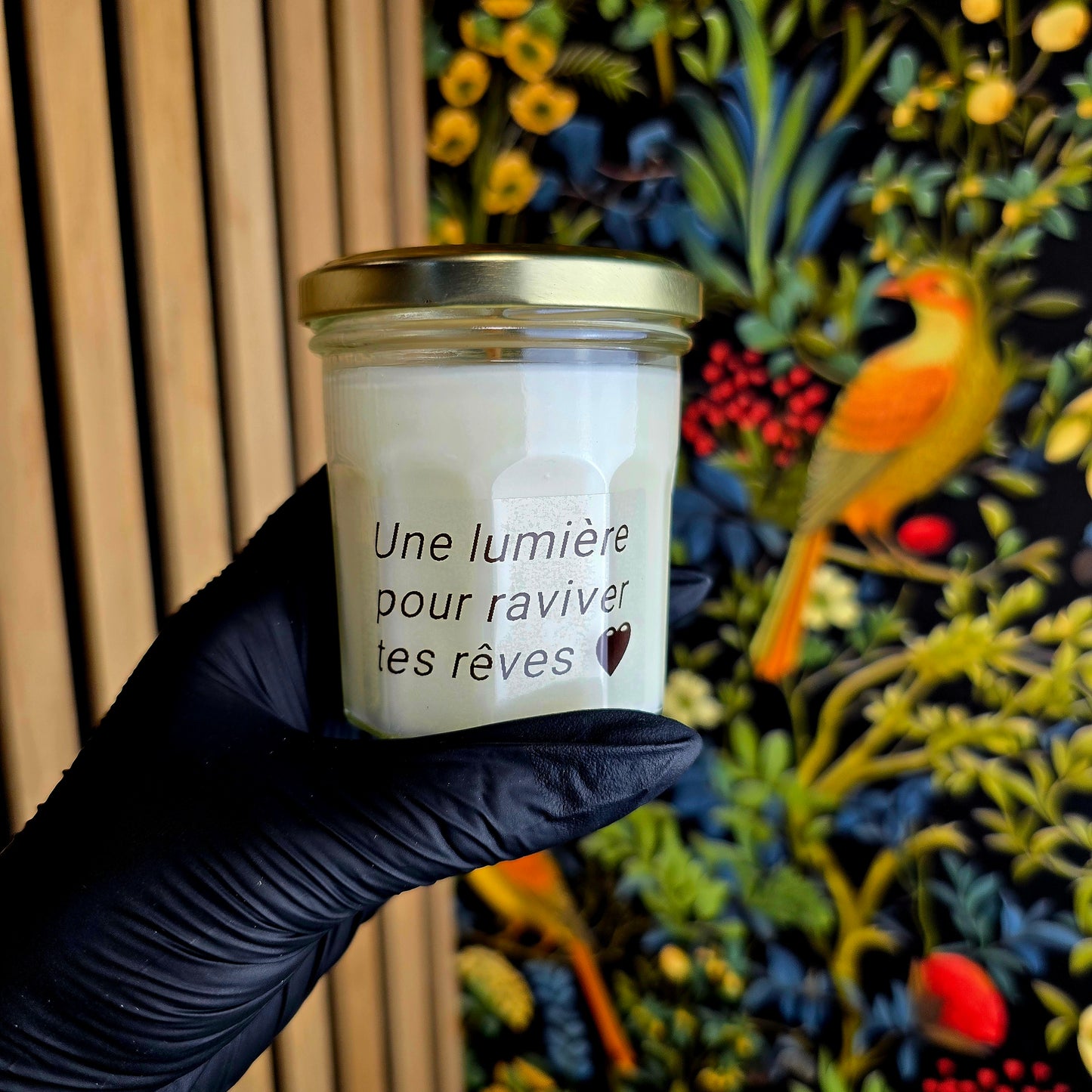 Bougie artisanale Positive