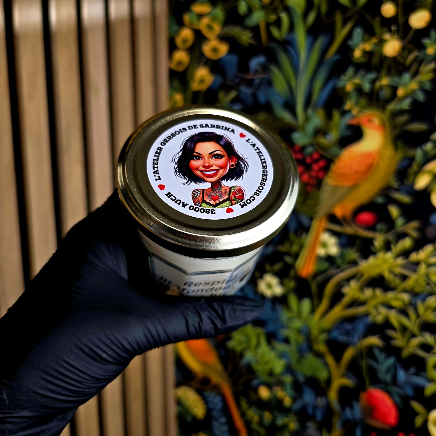 Bougie artisanale Positive