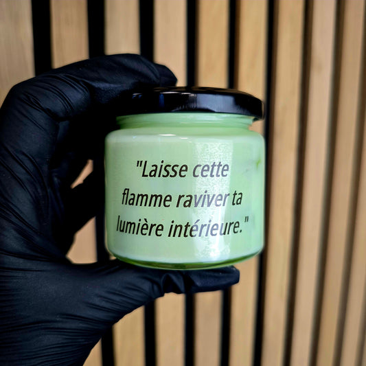 Bougie  Parfumée Soja - Gel Paraffine cristal