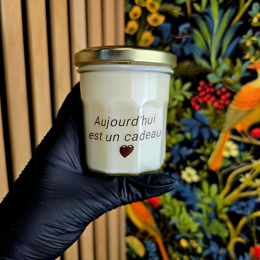 Bougie artisanale Positive
