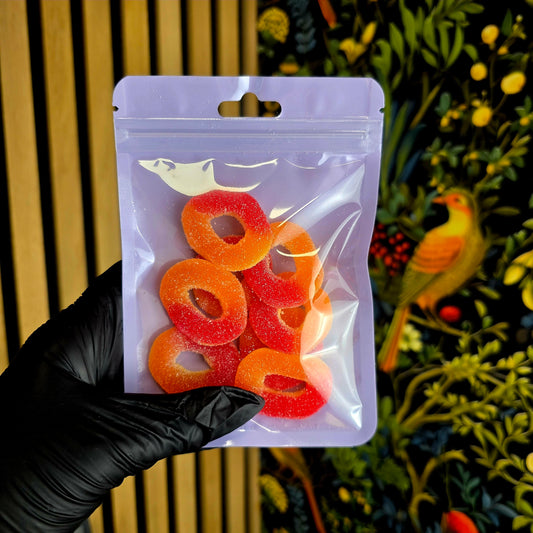 Anneaux sucrés Pêche - SANS GLUTEN - HALAL