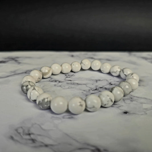 Bracelet Jaspe Blanc