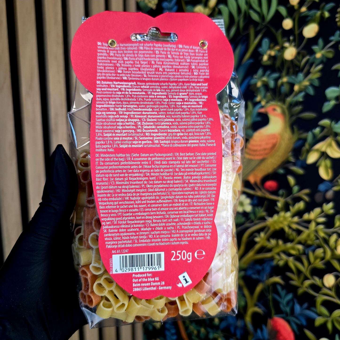 Pâtes de blé bicolores au poivre - Pénis