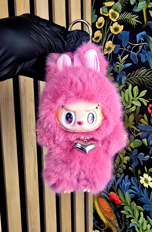 Créature Fantastique Rose avec collier