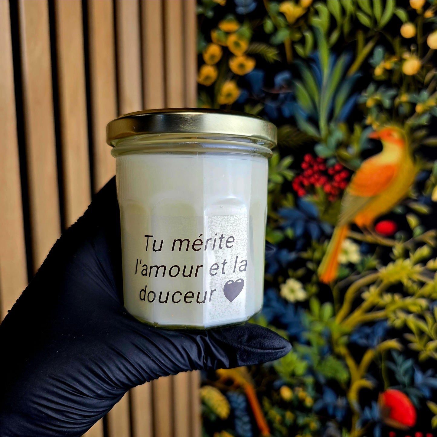 Bougie artisanale Positive