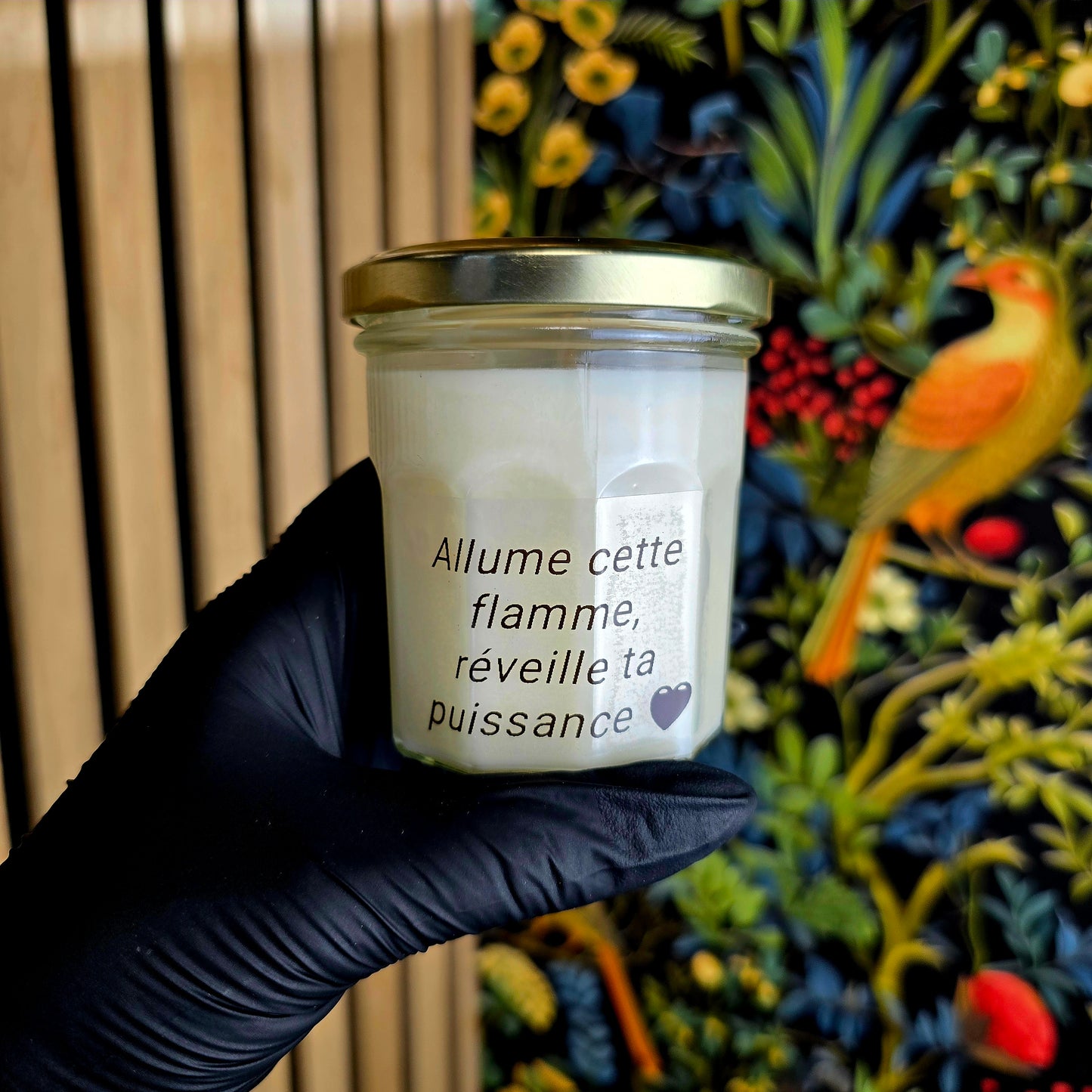 Bougie artisanale Positive