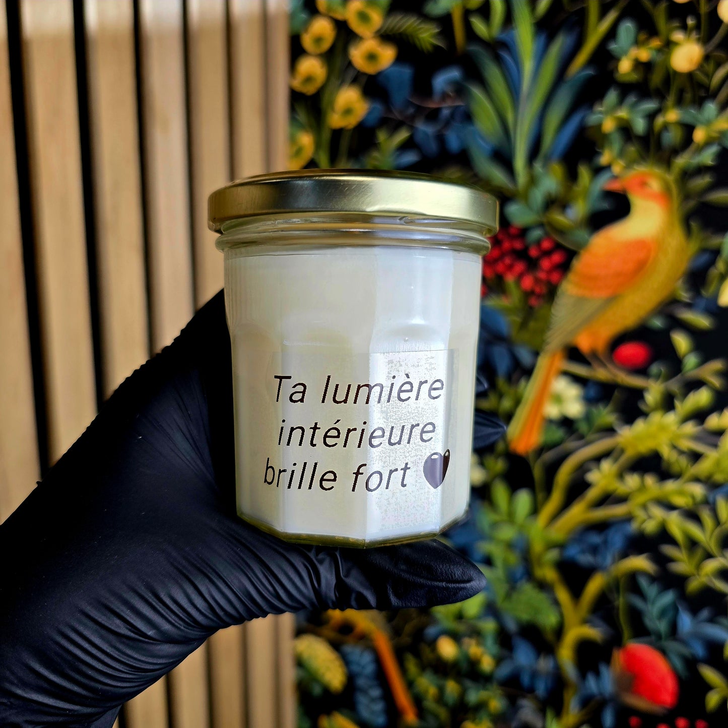 Bougie artisanale Positive