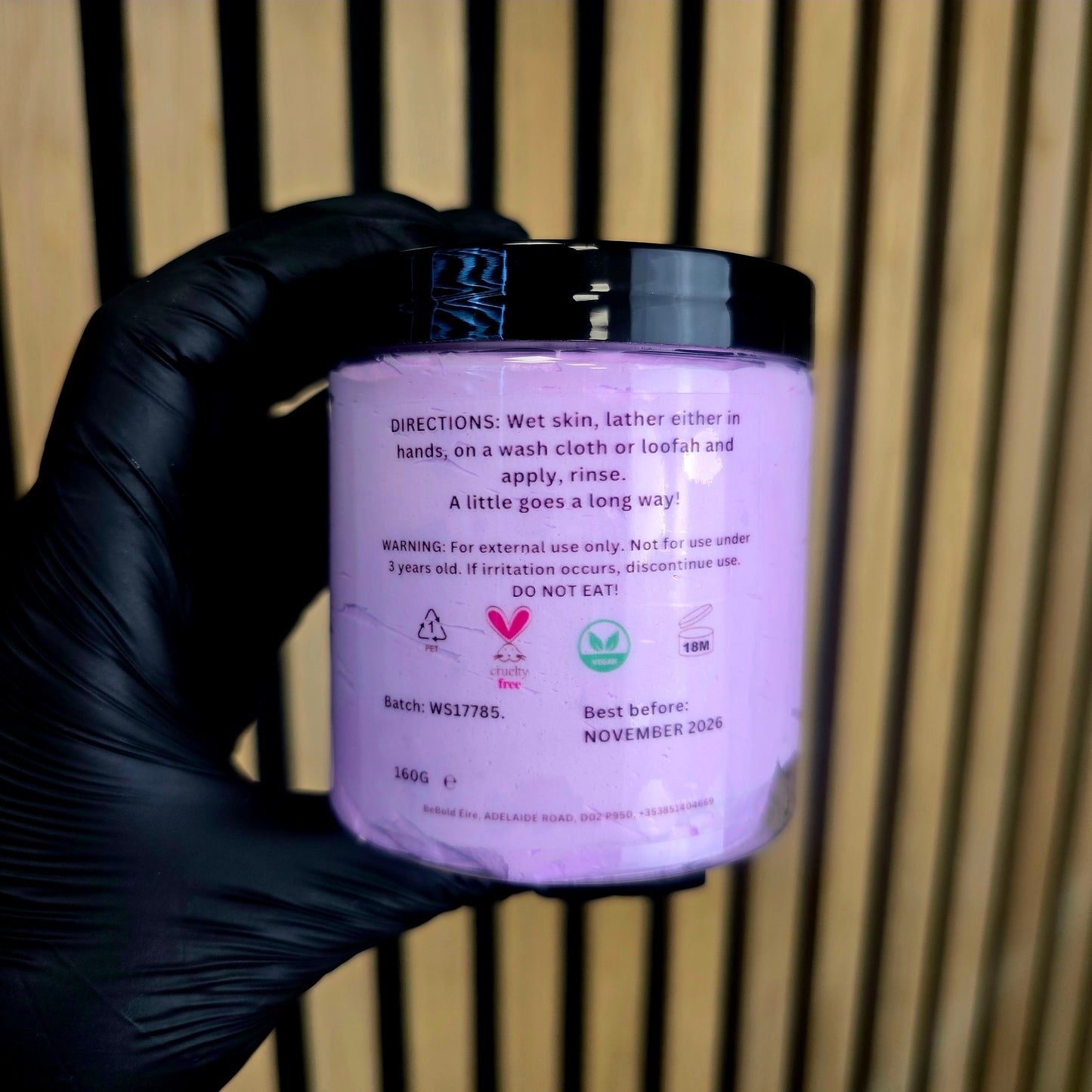 Savon fouetté 160g