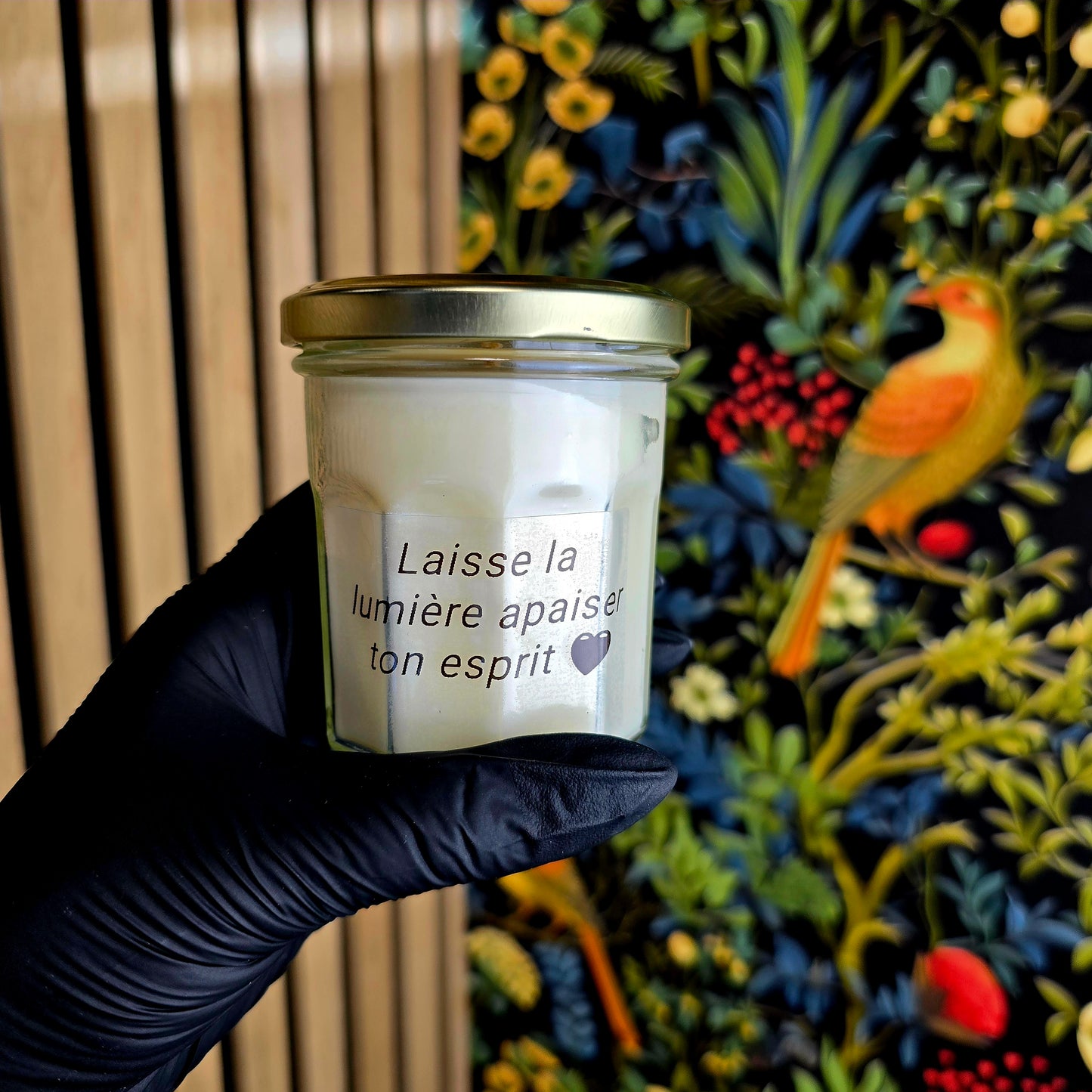 Bougie artisanale Positive