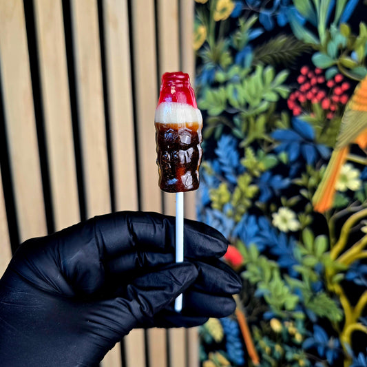 Sucette en forme de bouteille de cola