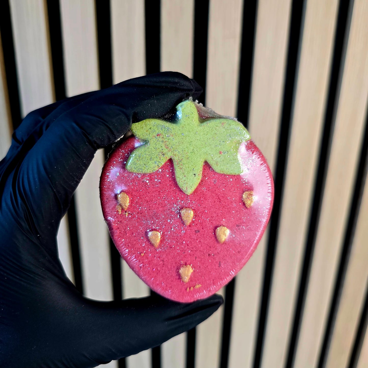Bombe de bain fraise