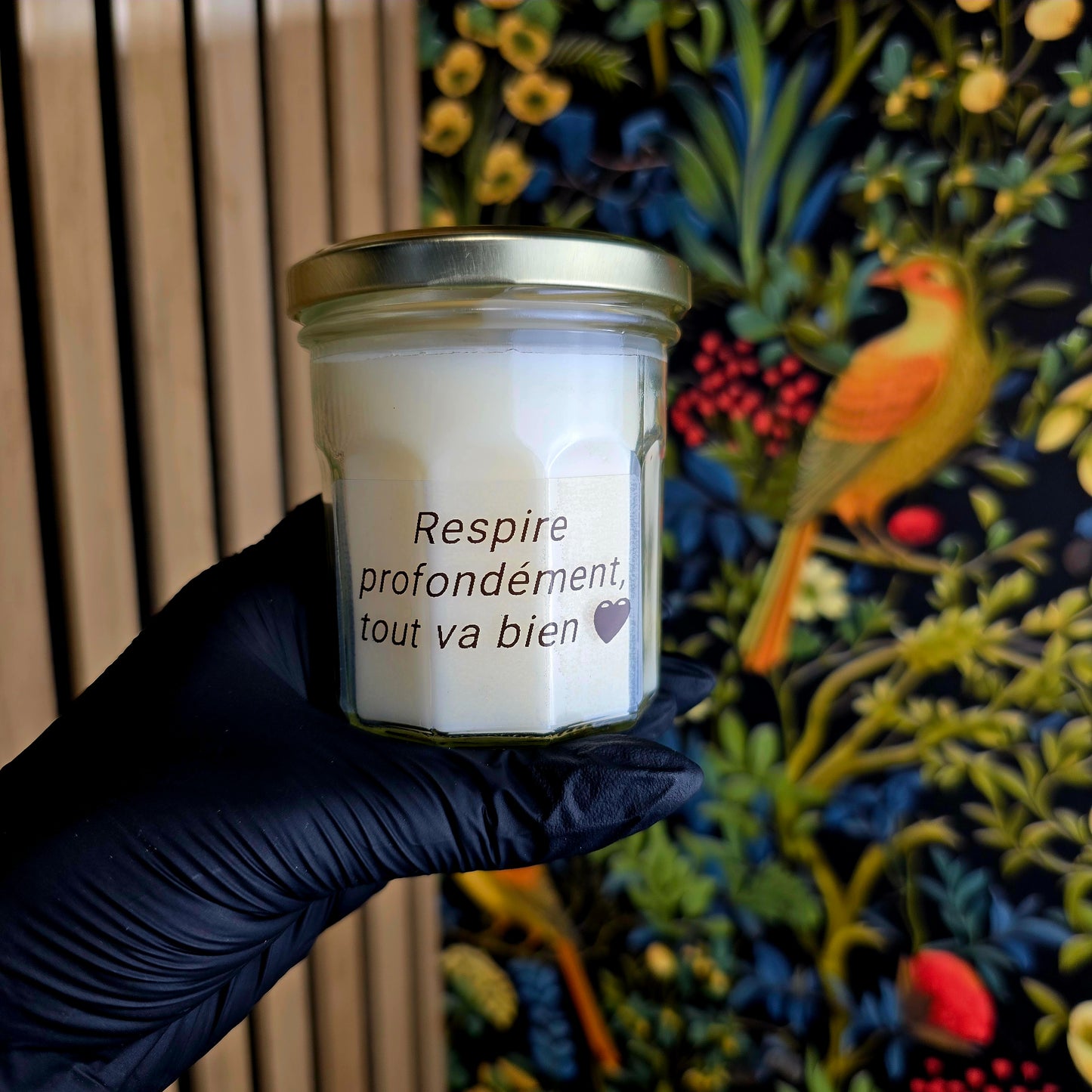 Bougie artisanale Positive