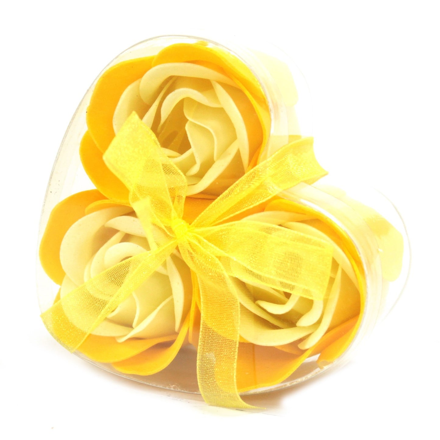 Boîte de 3 Roses de Savon - Rose du Printemps - L'ATELIER GERSOIS : Bougies parfumées artisanales