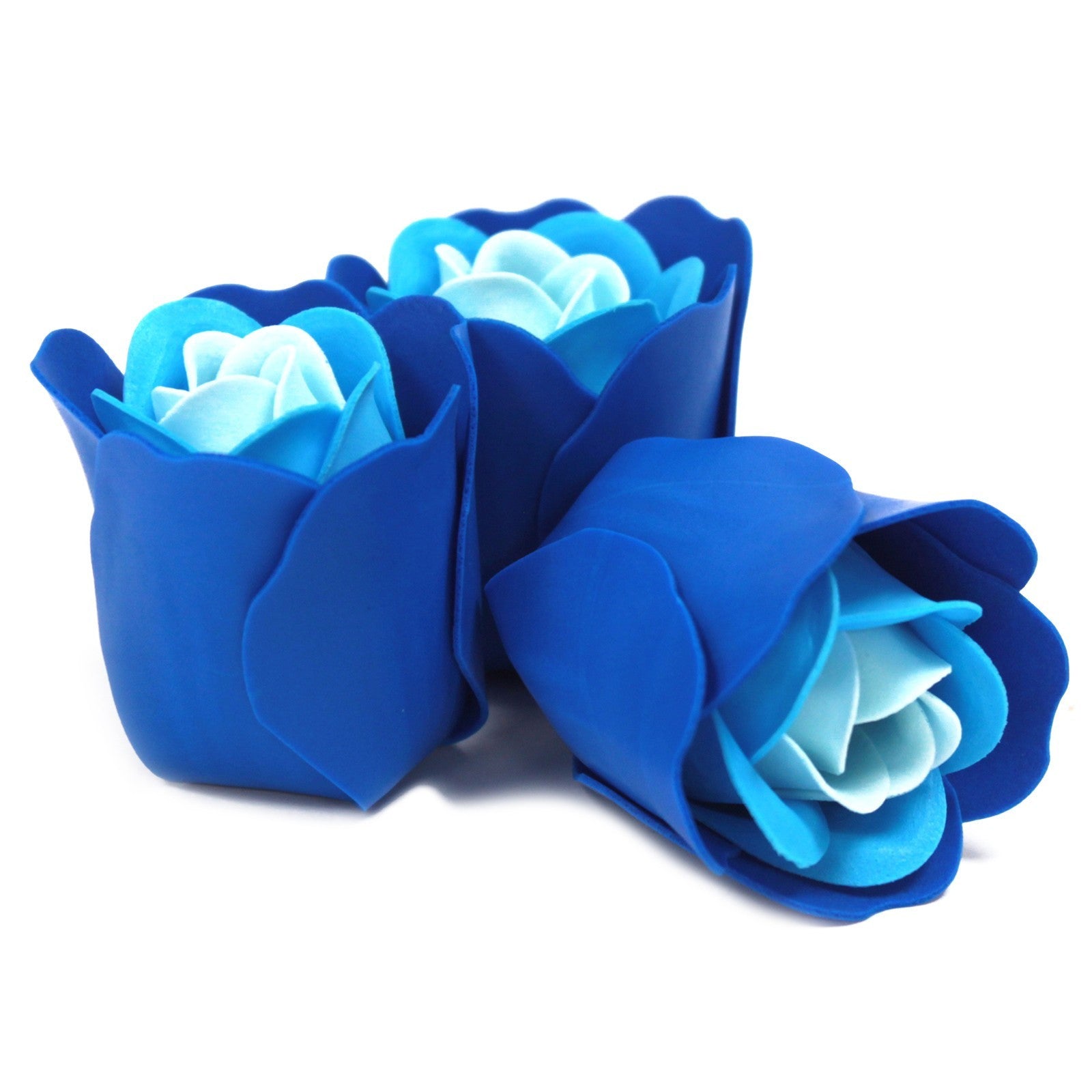 Boîte de 3 Roses de Savon - Mélange fleuri - L'ATELIER GERSOIS : Bougies parfumées artisanales